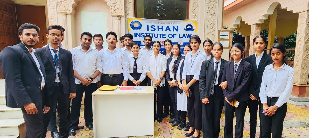 Ishan Greater Noida LLM students conduct camp for social awareness.