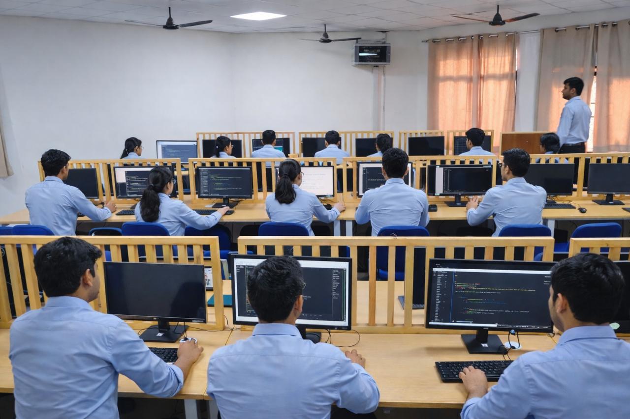 Ishan BCA IIMT students embracing excellence through active campus engagement.